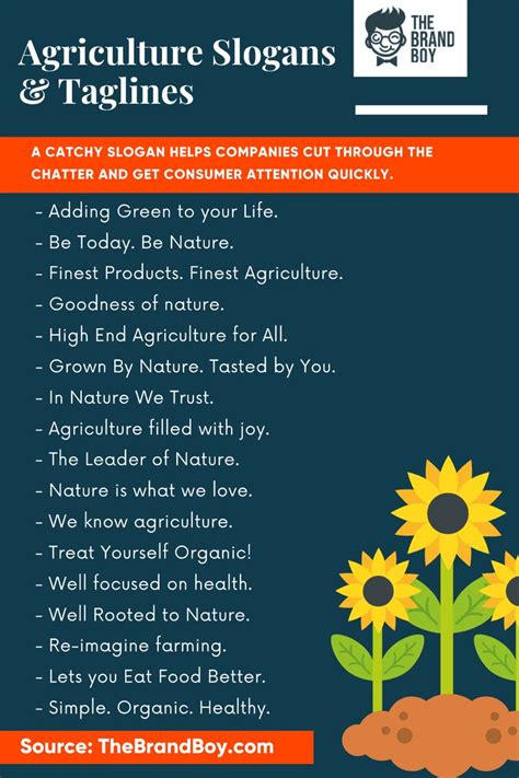 593+ Catchy Agriculture Slogans And Taglines.